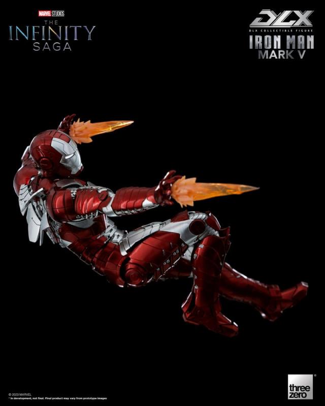 Infinity Saga: Iron Man Mark 5 1/12 DLX Action Figure - ThreeZero