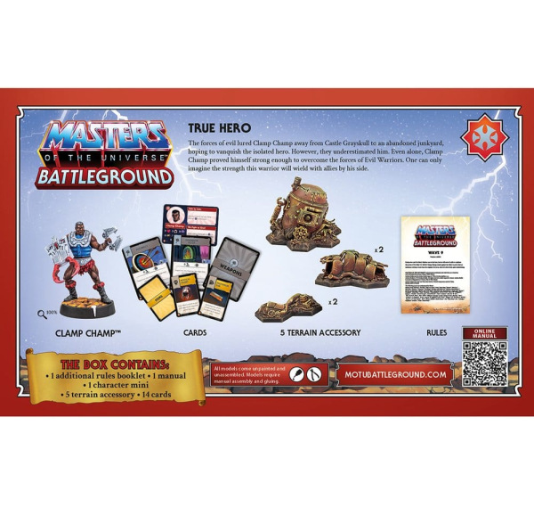 Masters of the Universe: Battleground Miniatures Game Wave 9: Masters of the Universe Faction *Itali 6