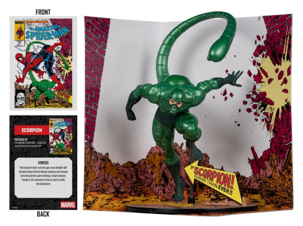 Marvel PVC Statue !/10 Scorpion (Metallic) (The Amazing Spider-Man #318) (Gold Label) 18 cm 2