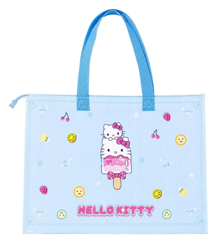 Sanrio PVC Shopping Bag Hello Kitty Cupcake 49 x 36 x 10 cm 1