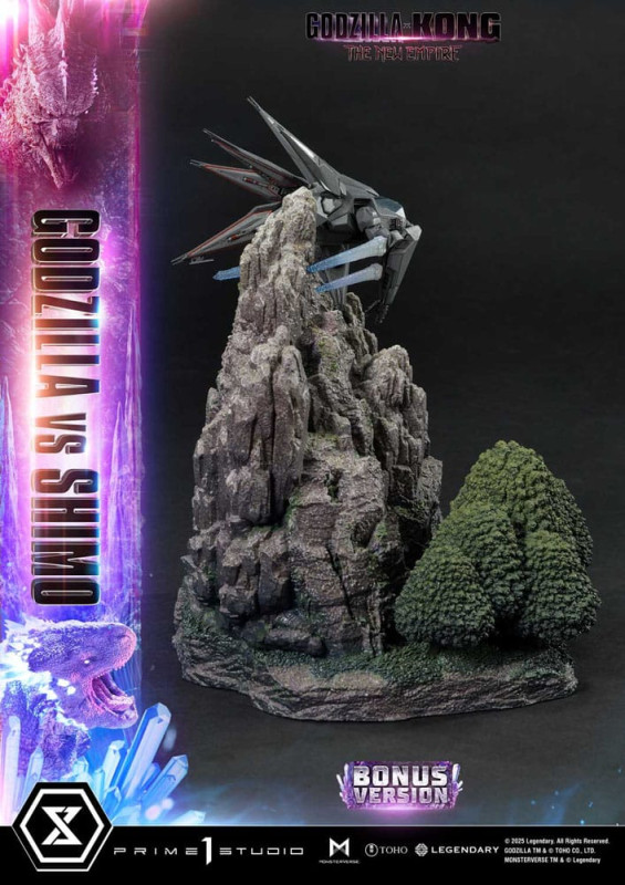 Godzilla x Kong: The New Empire Ultimate Diorama Masterline Series Statue Godzilla vs Shimo Bonus Ve 8