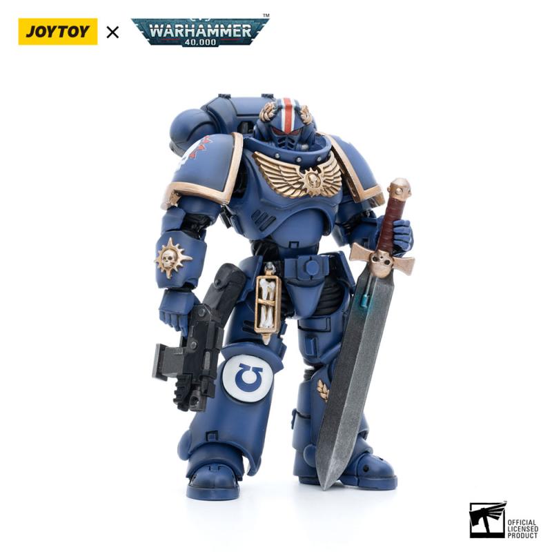 Warhammer 40k: Ultramarines Primaris Lieutenant Argaranthe 1/18 Action Figure - Joy Toy