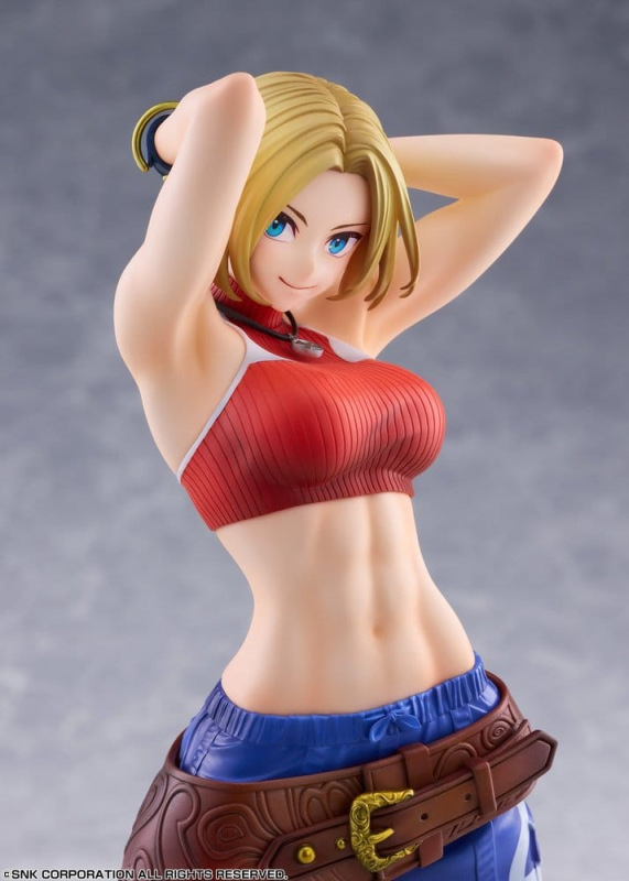 Fighting Girls Collection The King of Fighters XV PVC Figure 1/7 Blue Mary AmiAmi Limited Edition 26 4