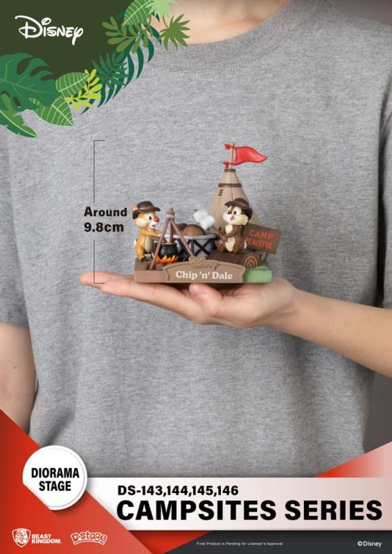 Disney: Mini & Pluto 10 cm D-Stage Campsite Series PVC Diorama - BKT