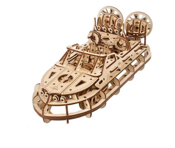 Ugears 3D Wooden Puzzle Rescue Hovercraft 3