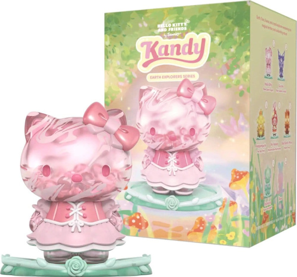 Sanrio Earth Explorer Series Kandy 4 inch Vinyl Figure Blind Box Display (6) 7