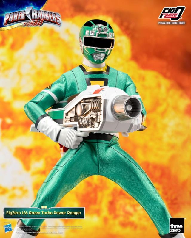 Power Rangers Turbo FigZero Action Figure 1/6 Green Turbo Power Ranger 30 cm