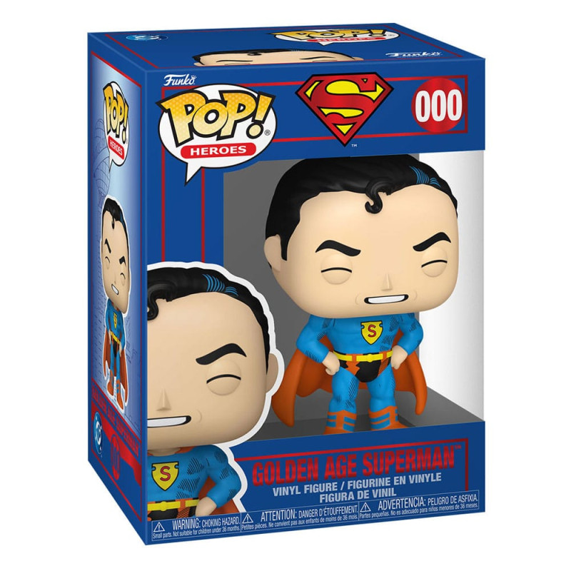 DC Comics POP! Heroes Vinyl Golden Age Superman 9 cm 1