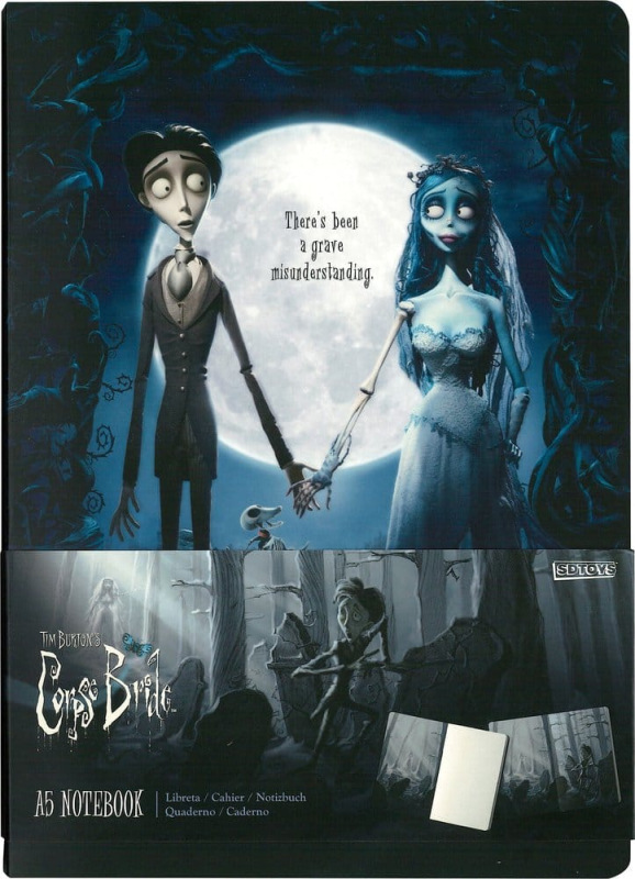 Corpse Bride Softcover Notebook Movie Poster 21 cm 2