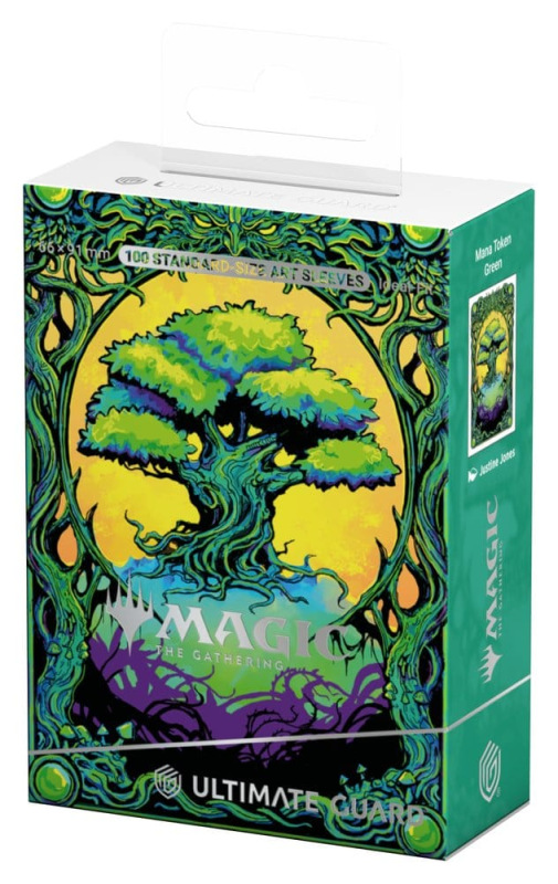 Ultimate Guard Art Sleeves Magic: The Gathering "Mana Token" - Forest 1