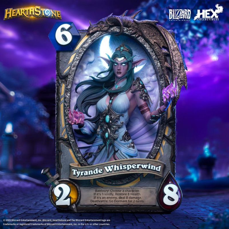 Hearthstone 3D Art Frame Statue Tyrande Whisperwind 31 cm 1