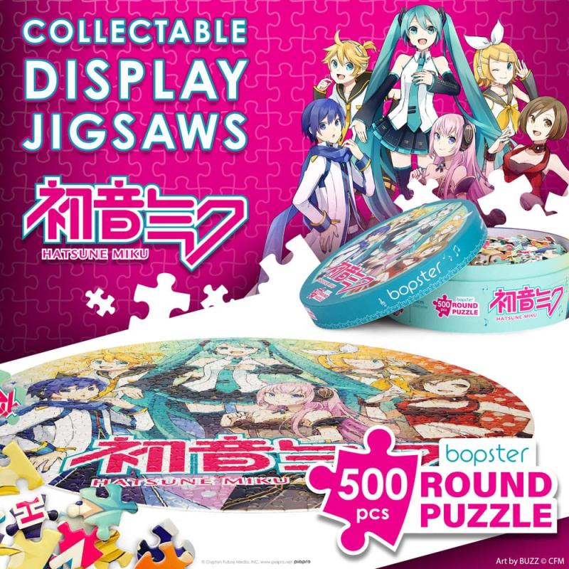 Hatsune Miku Jigsaw Puzzle Round 500 pieces 6