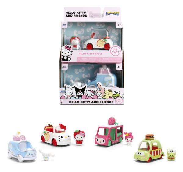 Sanrio Diecast Vehicles 1/55 Wave 1 Assortment (8) 1