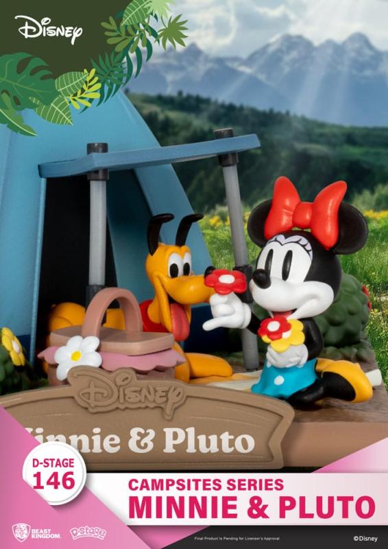 Disney: Mini & Pluto 10 cm D-Stage Campsite Series PVC Diorama - BKT