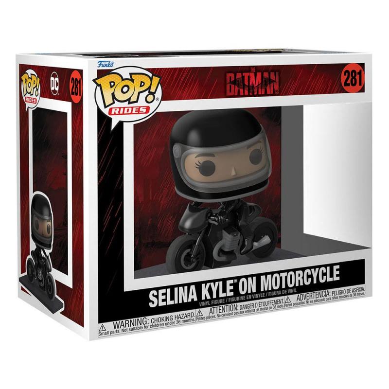 Batman: Selina on Motorcycle 15 cm POP! Rides Deluxe Vinyl Figure - Funko