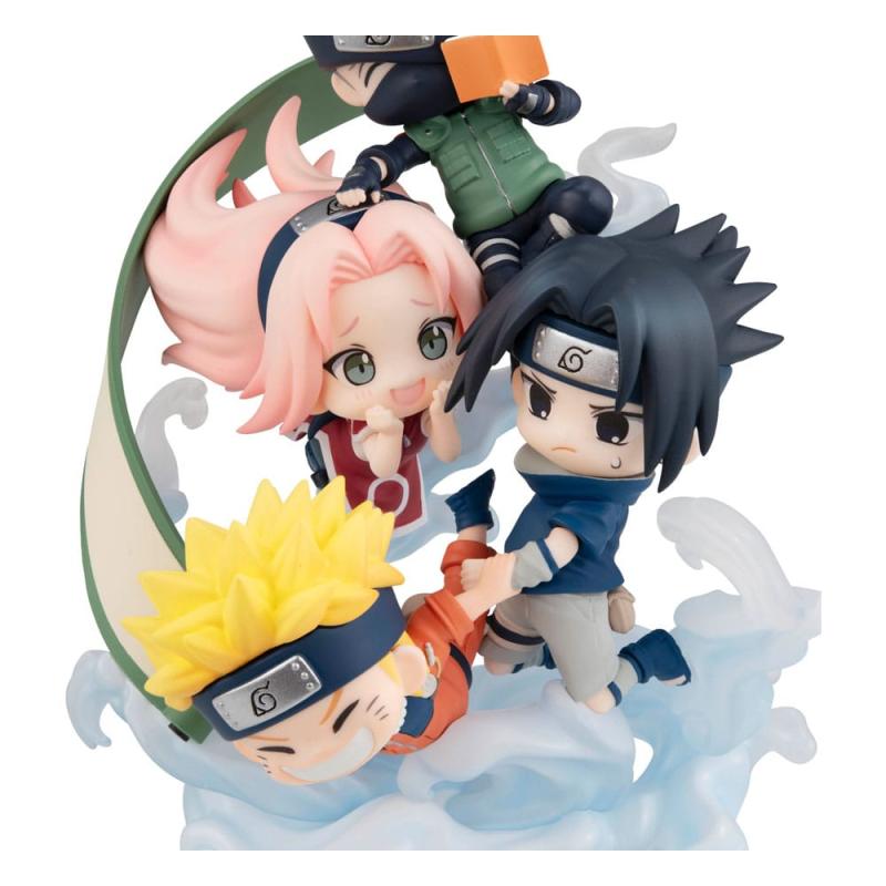 Naruto Shippuden FigUnity PVC Mini Statue Gather here, Team 7 13 cm 5