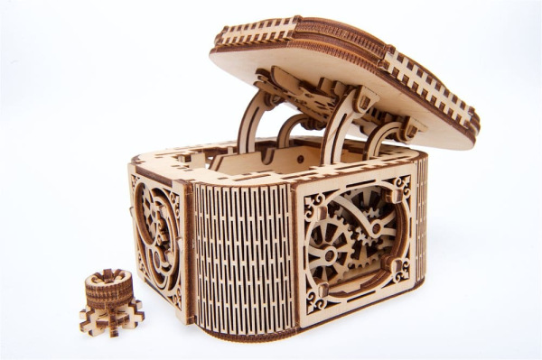Ugears 3D Wooden Puzzle Treasure Box 13