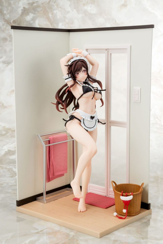 Rent-A-Girlfriend PVC Statue 1/6 Chizuru Mizuhara Maid Bikini ni Okigae 30 cm 11
