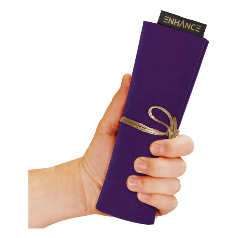Enhance Tabletop Roll on a Scroll Bag with Dice Purple 3