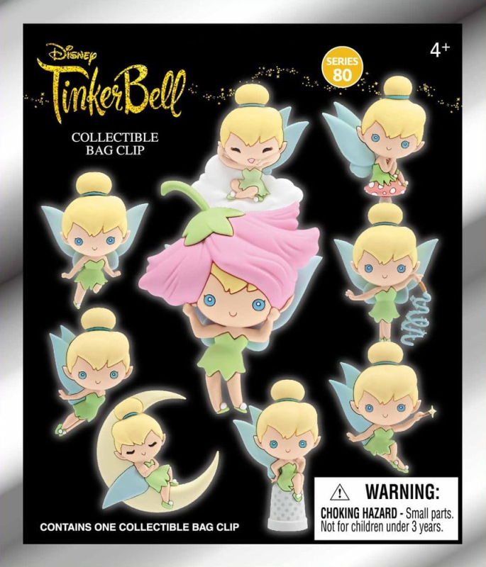 Tinker Bell 3D PVC Bag Clips Series 81 Blind Bag Display (24) 1