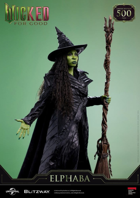 Wicked 2: For Good Superb Scale Statue 1/4 Elphaba 56 cm 3