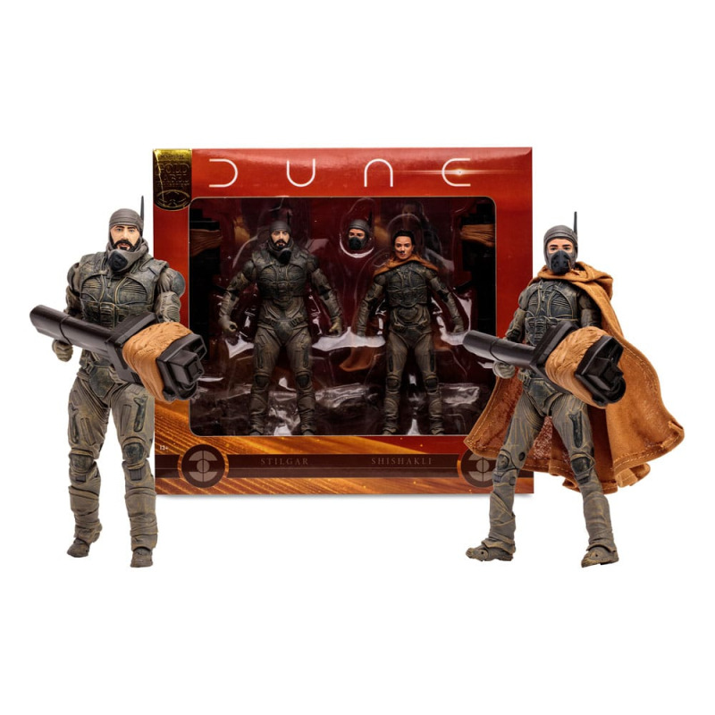 Dune: Part Two Action Figure 2-Pack Stilgar & Shishakli (Gold Label) 18 cm 5