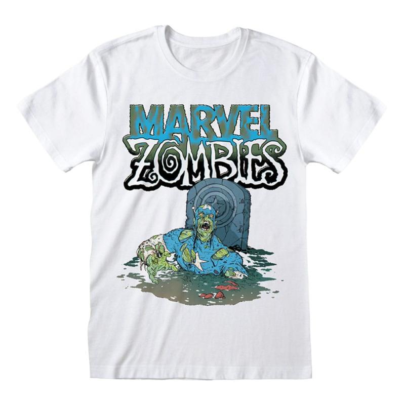 Marvel T-Shirt Zombie Cap Size M