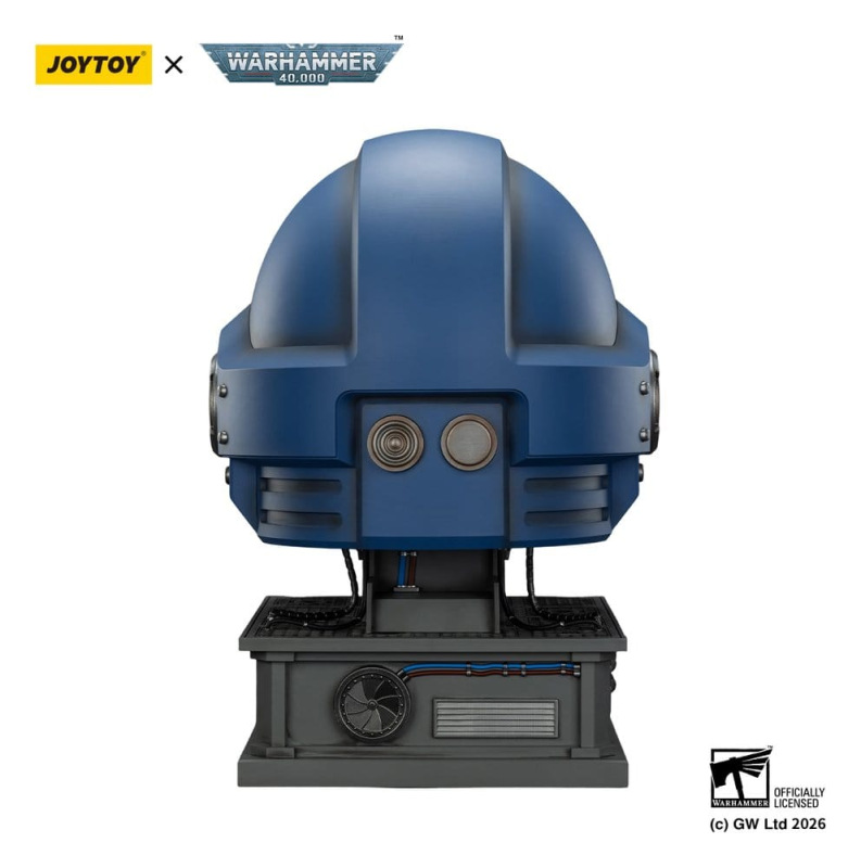 Warhammer 40,000 Captain MkX Helmet & Display Stand Ultramarines 44 cm 6
