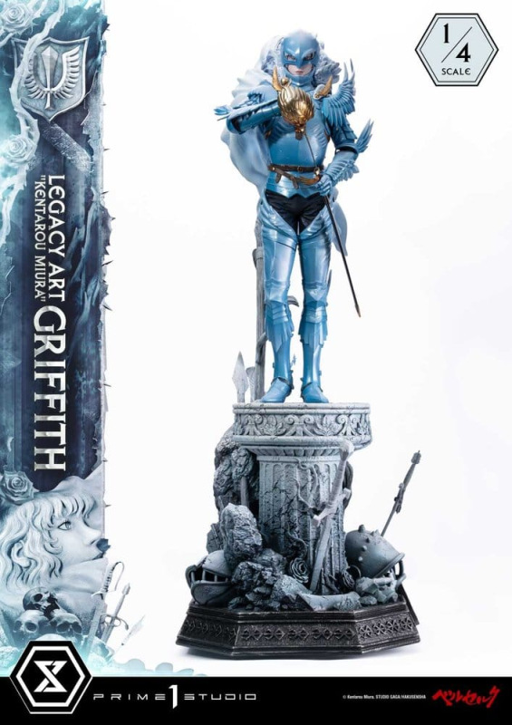 Berserk Legacy Art "Kentarou Miura" Statue 1/4 Griffith Bonus Version 93 cm 13