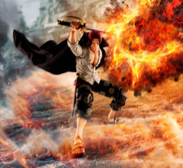 One Piece S.H.Figuarts Action Figure Shanks -Marineford- 17 cm 5