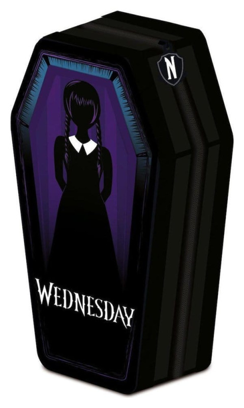 Wednesday Coffin Shaped Pencil Case