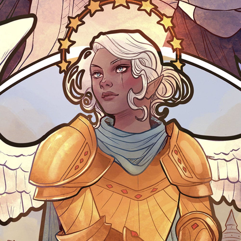 Critical Role Art Print Ashley Johnson: 10th Anniversary Art Nouveau Illustrations 46 x 28 cm - unfr 4