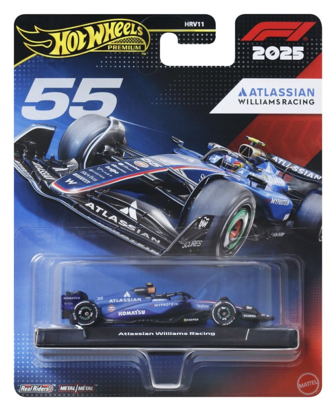 Formula 1 Hot Wheels Premium Die-Cast Vehicle 1:64 Team Williams: Driver 1 1