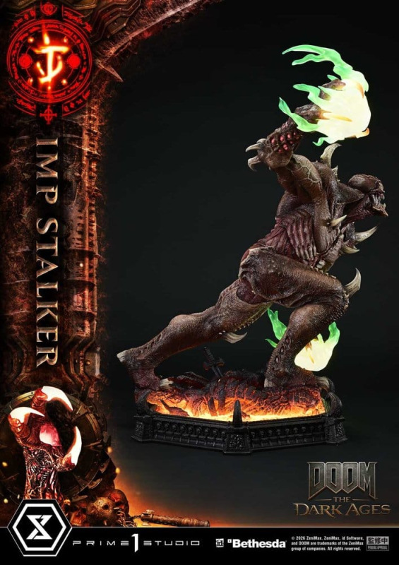 DOOM: The Dark Ages Ultimate Premium Masterline Series Statue 1/4 Imp Stalker Bonus Version 77 cm 5