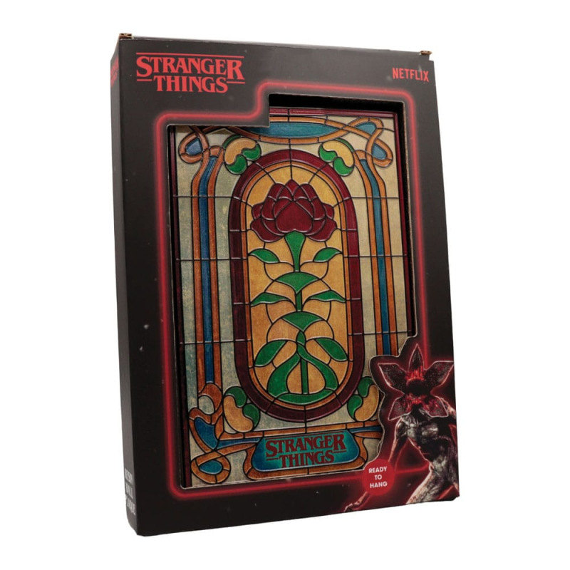 Stranger Things Resin Plaque Creel House Stained Glass Window 4