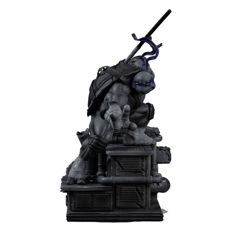 Teenage Mutant Ninja Turtles Art Scale Statue 1/10 Donatello Black and White Variant 26 cm heo exclu