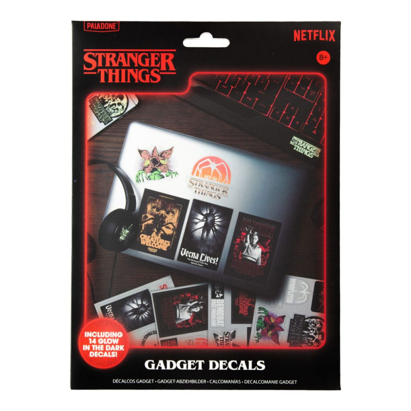 Stranger Things 5 Gadget Decals Glow in the Dark 1