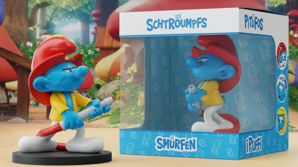 The Smurfs Statue Fireman Smurf 12 cm 3