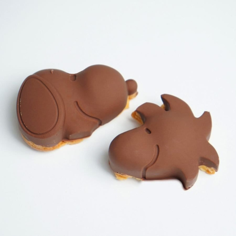 Peanuts Silicone Muffin Tray Snoopy & Woodstock grey 1