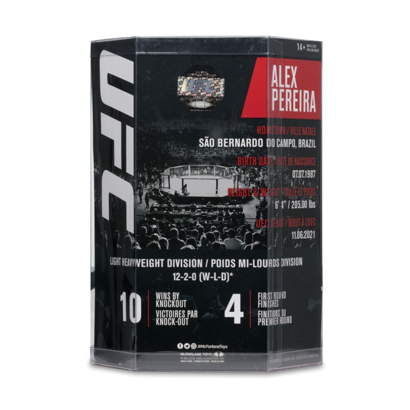 UFC Posed PVC Statue Alex Pereira 18 cm 6