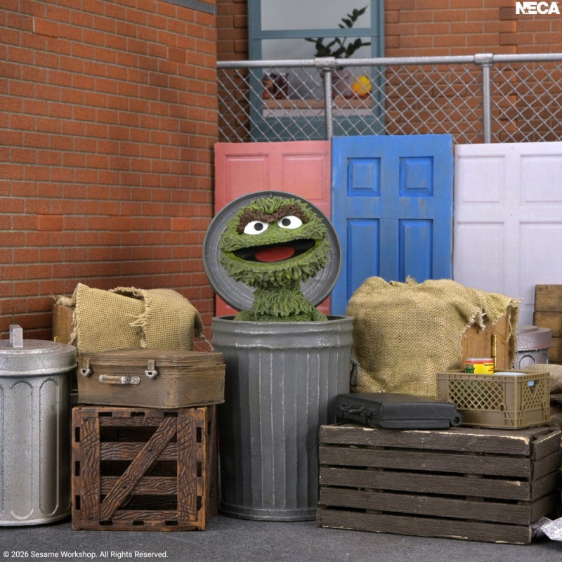 Sesame Street Ultimate Action Figure Oscar the Grouch 18 cm 2