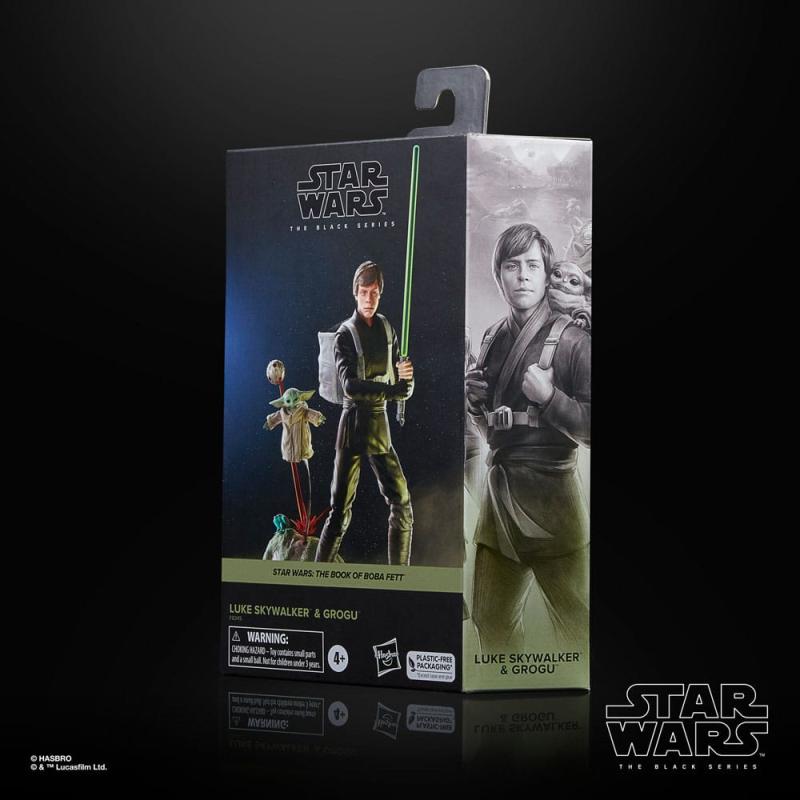 Star Wars: The Book of Boba Fett Black Series Action Figure 2-Pack Luke Skywalker & Grogu 15 cm