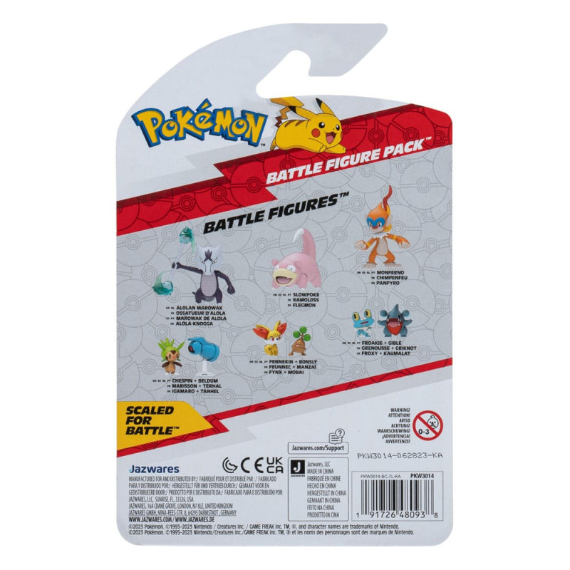 Pokémon Battle Figure First Partner Set Figure 2-Pack Chespin, Beldum 5 cm 3