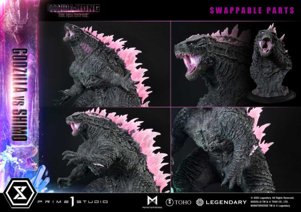 Godzilla x Kong: The New Empire Ultimate Diorama Masterline Series Statue Godzilla vs Shimo Bonus Ve 13