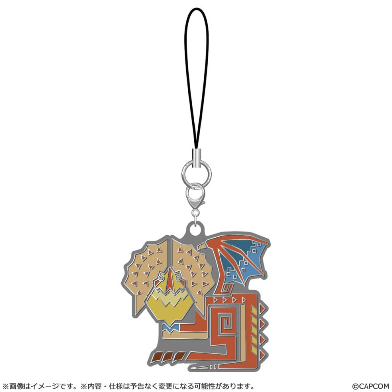 Monster Hunter Wilds Metal Keychain Monster icon Blind Box Assortment (10) 2