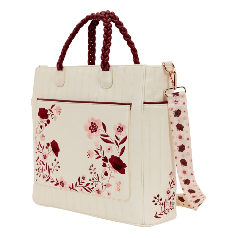 Loungefly Crossbody Bag Figural Cream & Red Floral 1