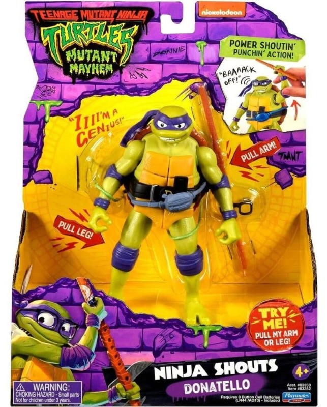 Teenage Mutant Ninja Turtles: Mutant Mayhem Ninja Shouts Action Figure Donatello 1