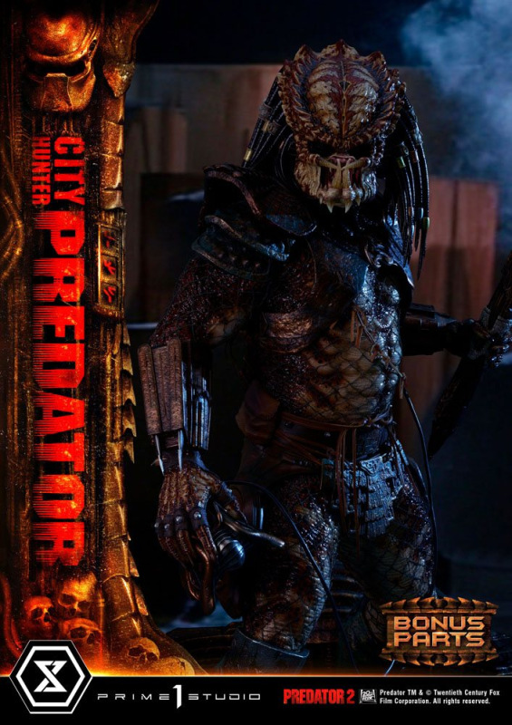 Predator 2 Museum Masterline Statue 1/3 City Hunter Predator Deluxe Bonus Version 105 cm 4