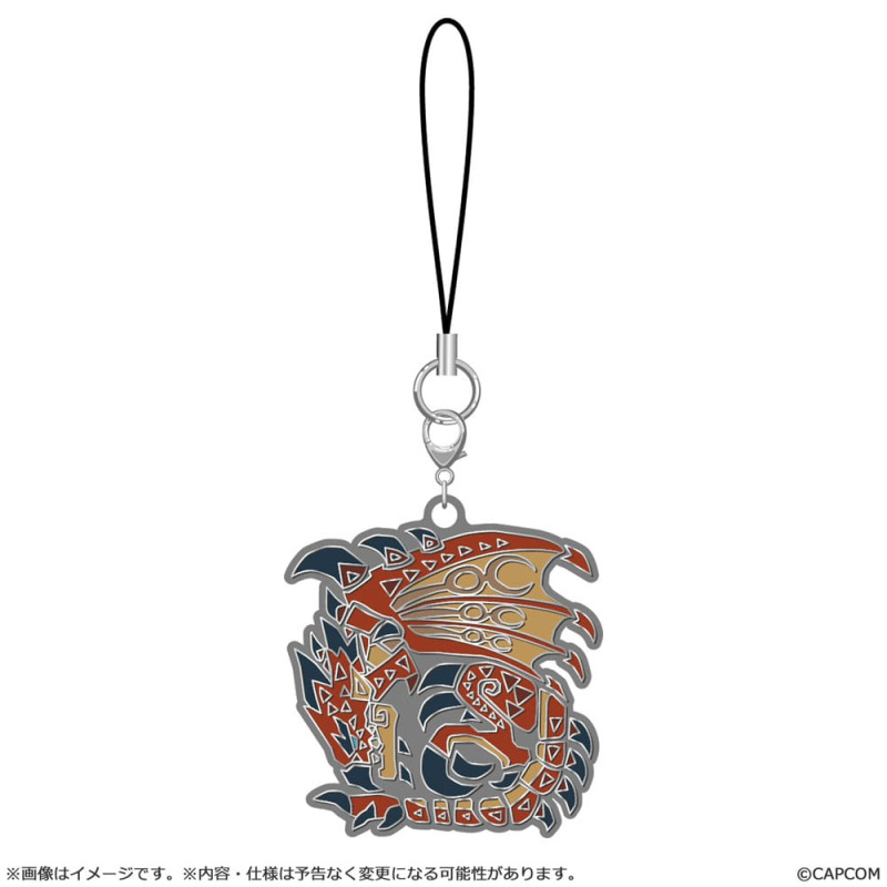 Monster Hunter Wilds Metal Keychain Monster icon Blind Box Assortment (10) 9