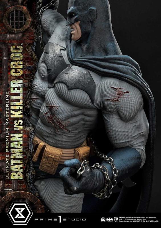 Batman: Batman Versus Killer Croc 71 cm Masterline Series Statue - Prime 1
